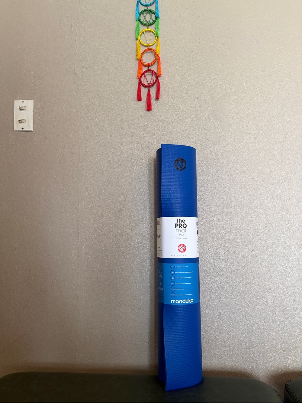 Manduka Pro 6mm yoga mat. Buoy color (discontinued)